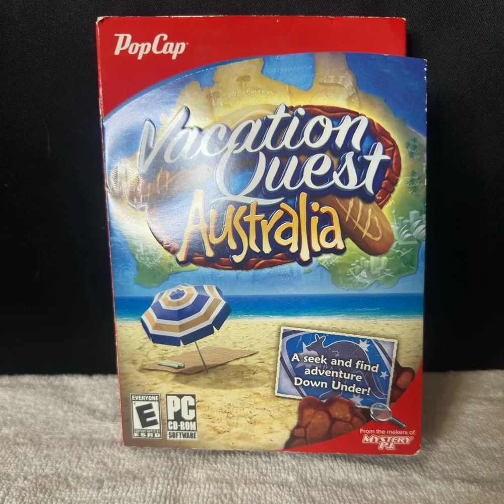 Vacation Quest: Australia PC Game - Blue and Red